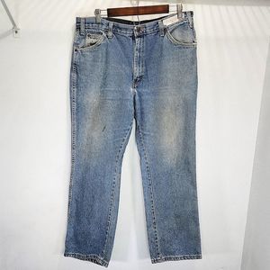Dickies Denim Vintage Retro Pants Quality Dark Wash‎ Straight Leg Size W38 L30